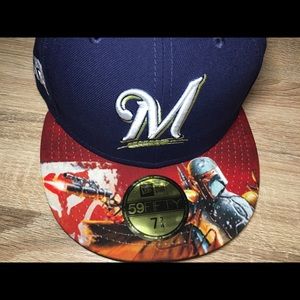 Milwaukee Brewers Star Wars Night cap Bobba Fett